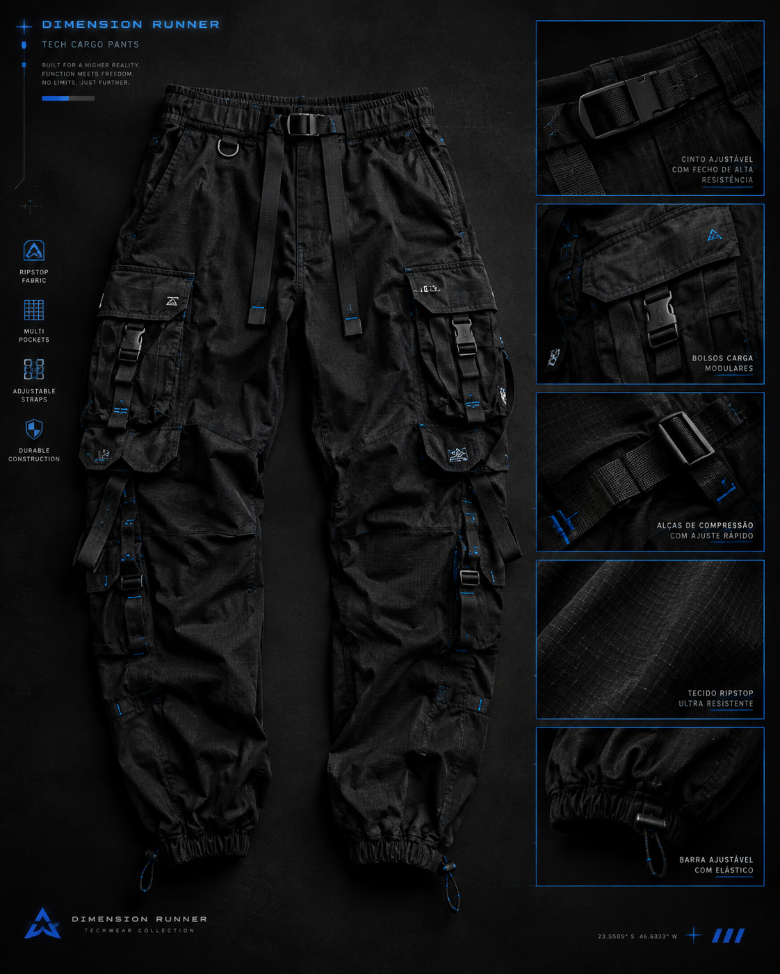 Calça Cargo Dimension Runner