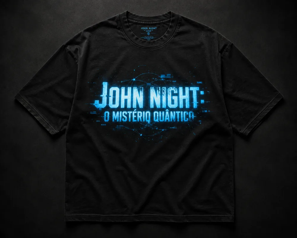 T-Shirt John Night Mistério Quântico